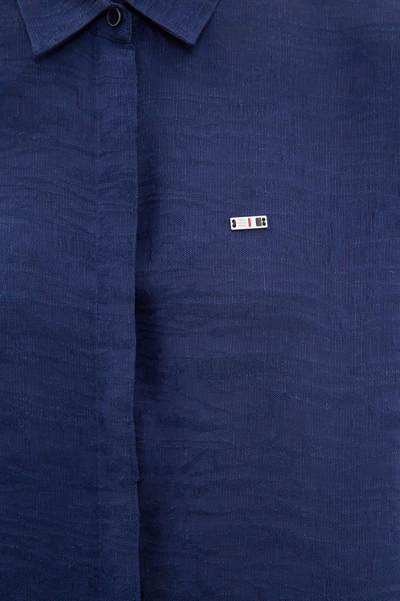 Kadın Lacivert Gömlek Uzunkol - 50218814011