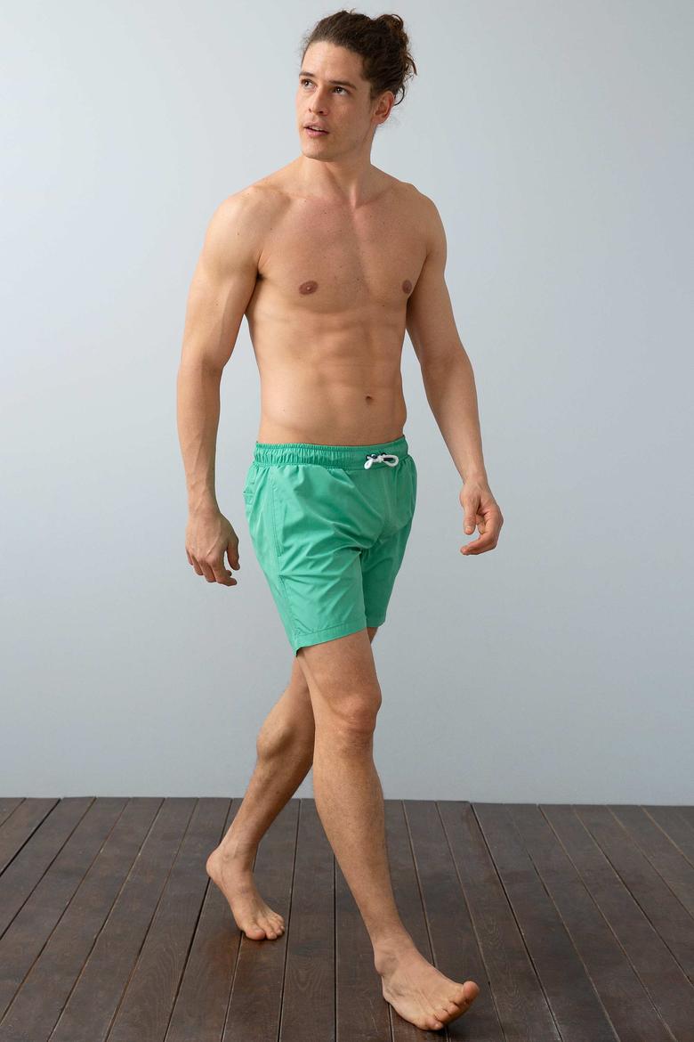 Erkek Yeşil Deniz Şortu