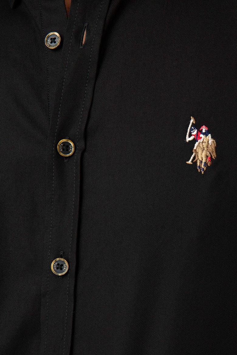 Erkek Siyah Gömlek Uzunkol Basic - 50200413082