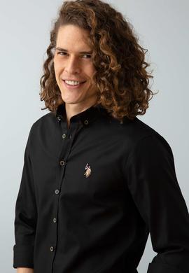 Erkek Siyah Gömlek Uzunkol Basic - 50200413082