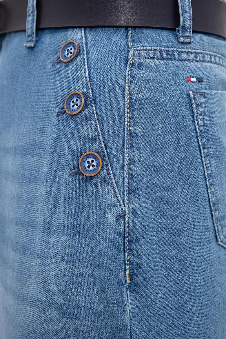 Kadın Mavi Jean Etek - 50219065003