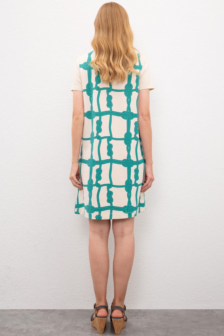 Kadın Krem Örme Elbise - 50219870016