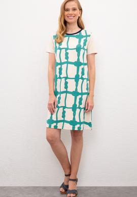 Kadın Krem Örme Elbise - 50219870016