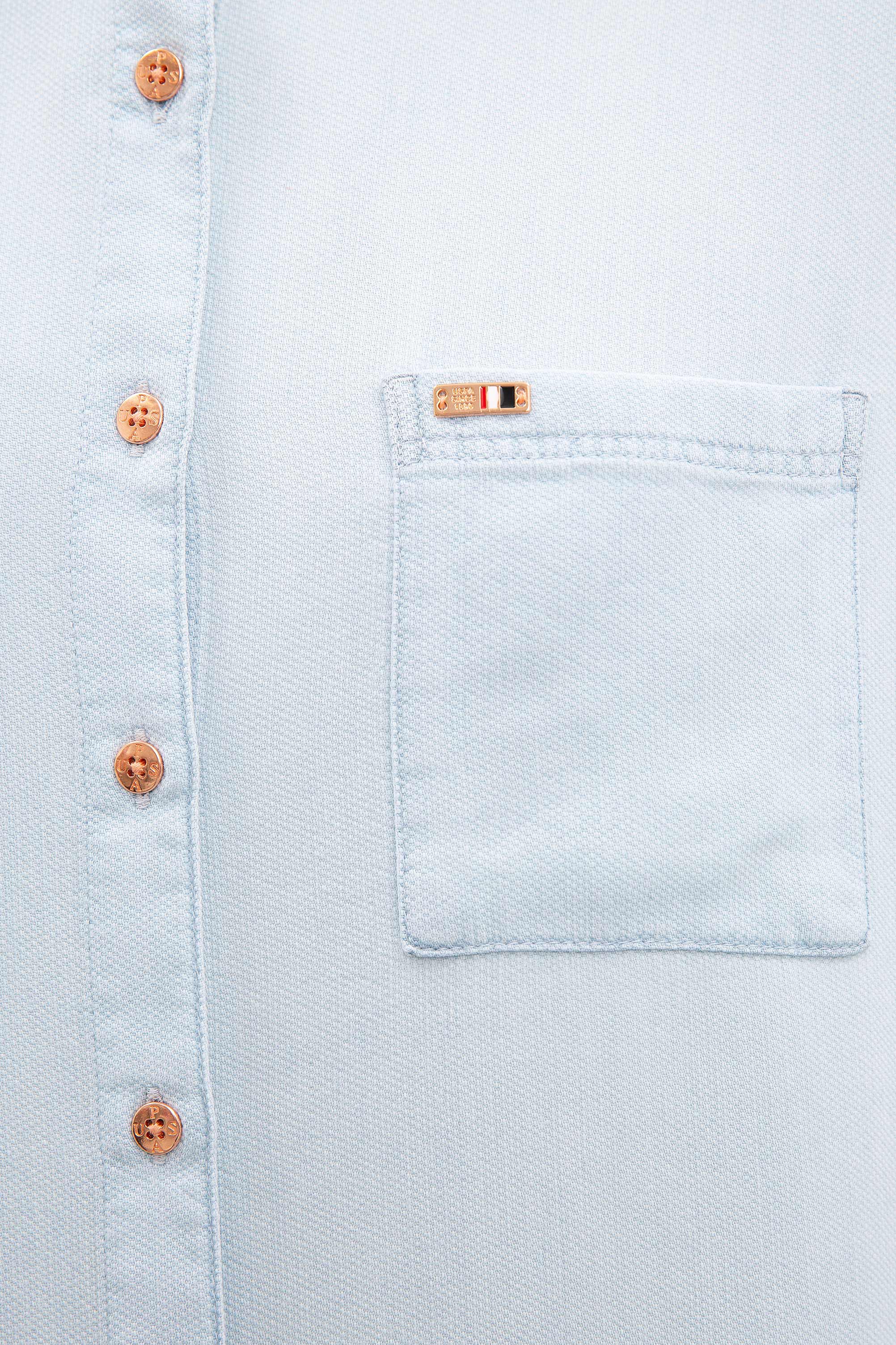 Kadın Mavi Denim Elbise