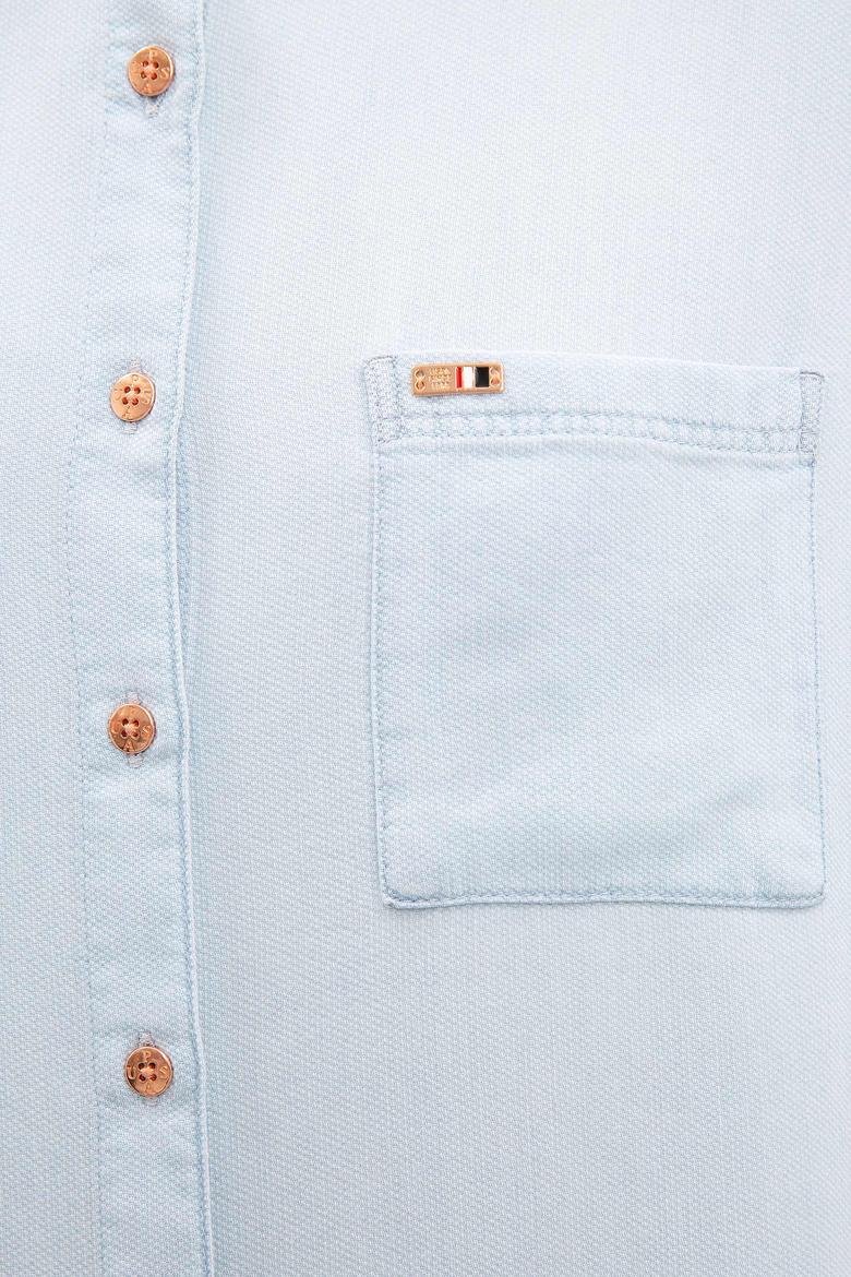 Kadın Mavi Denim Elbise - 50222896004