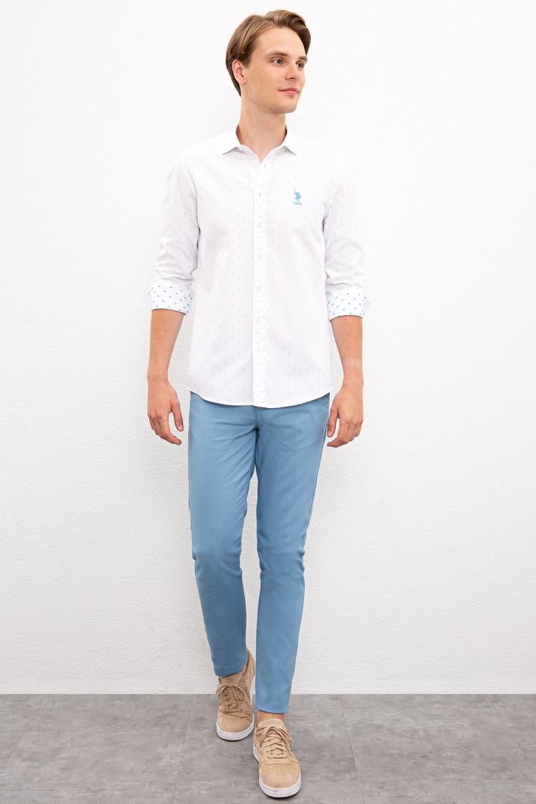 Erkek Beyaz Uzun Kollu Gömlek - 50218772010