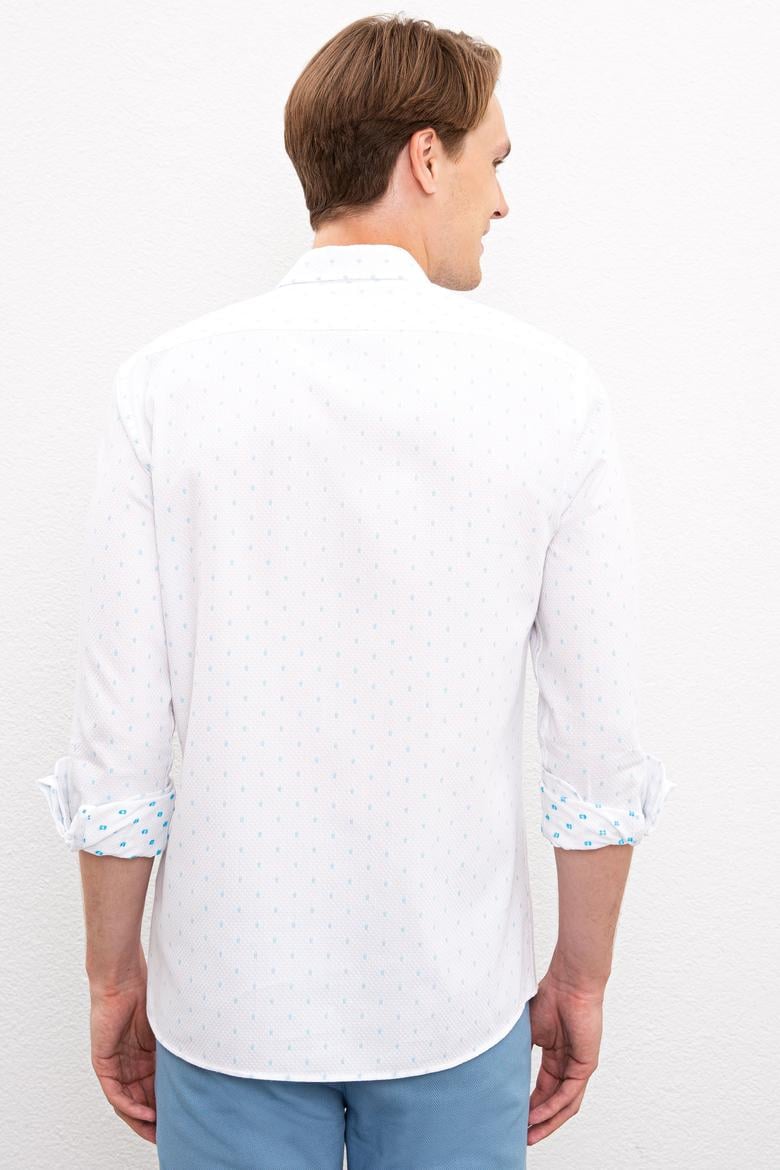 Erkek Beyaz Uzun Kollu Gömlek - 50218772010
