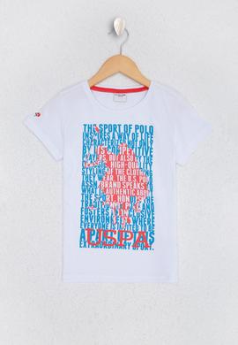 Çocuk Beyaz Bisiklet Yaka Tişört - 50220917001