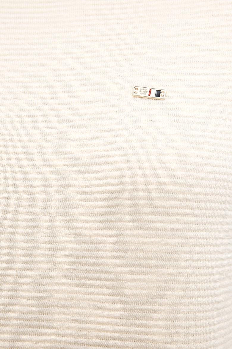 Kadın Beyaz Triko Kazak - 50209967008