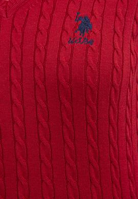 Kadın Kırmızı Triko Kazak - 50213707008