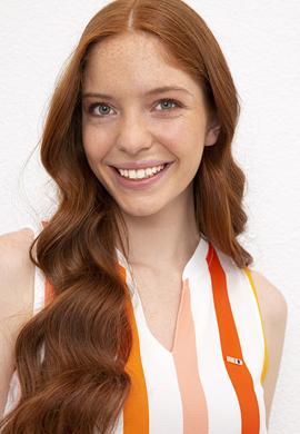 Kadın Beyaz V - Yaka T-Shirt - 50218058001