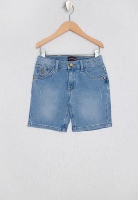 Erkek Çocuk Açık Mavi Jean Şort - 50220412001