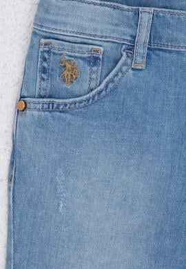 Erkek Çocuk Açık Mavi Jean Şort - 50220412001