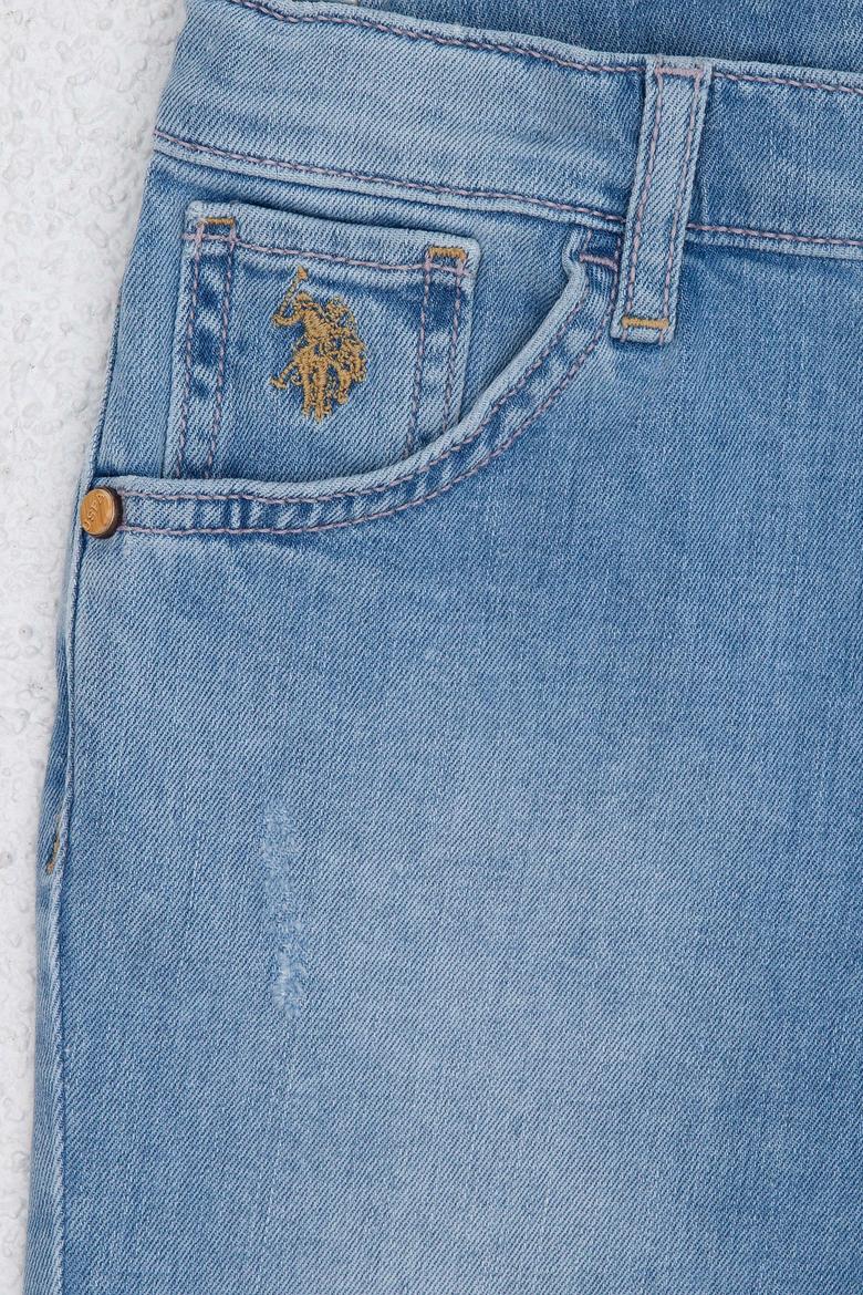 Erkek Çocuk Açık Mavi Jean Şort - 50220412001