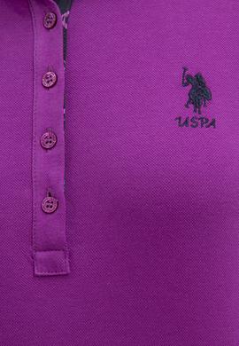 Kadın Menekşe Polo Yaka Basic Sweatshirt - 50205969065