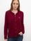 Kadın Bordo Basic Triko Hırka