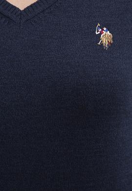 Kadın Lacivert Triko Kazak Basic - 50206464006