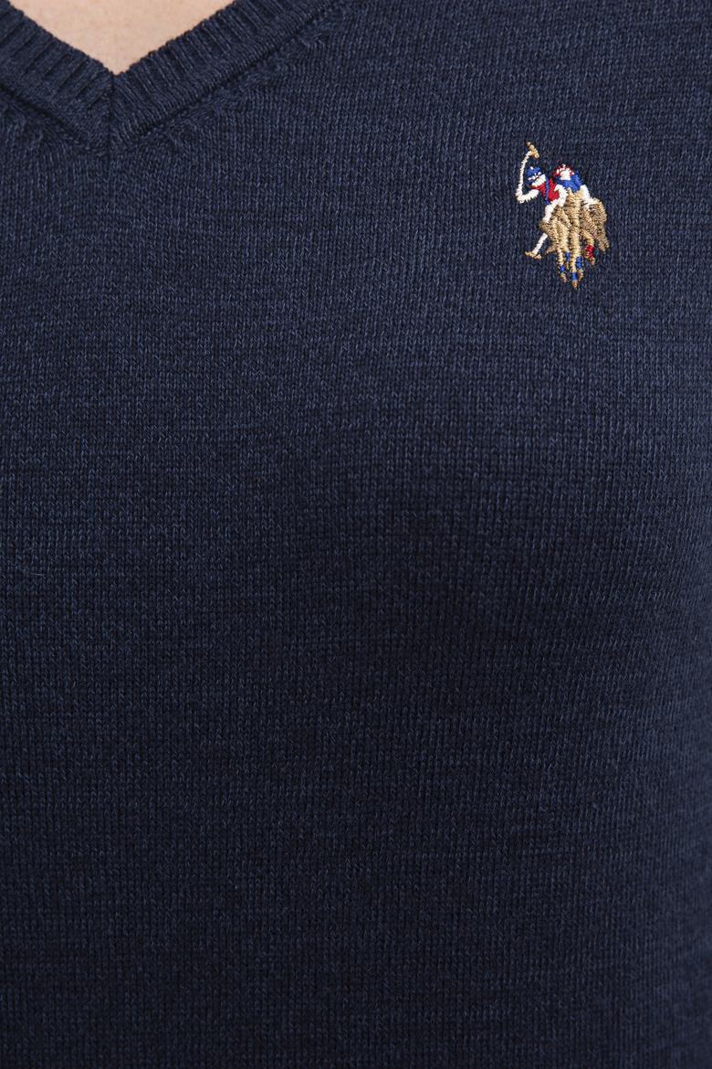 Kadın Lacivert Triko Kazak Basic - 50206464006