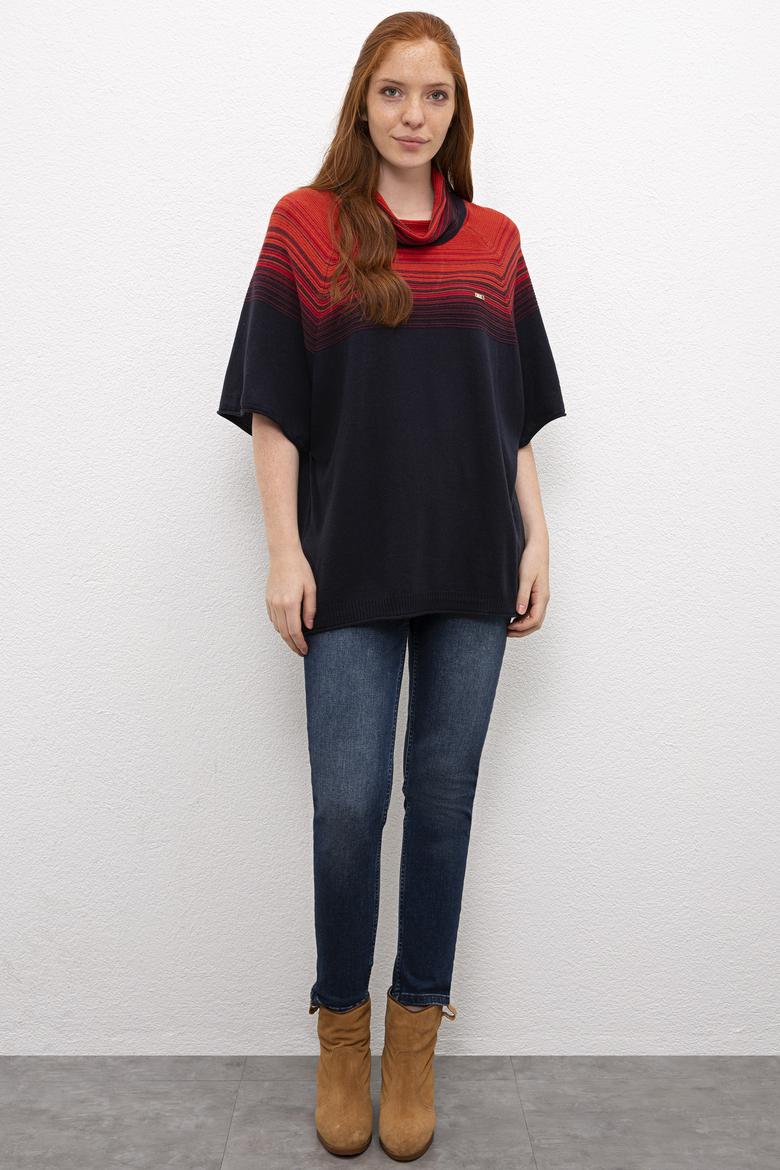 Kadın Lacivert Triko Kazak - 50206765007