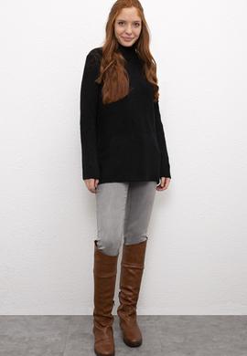 Kadın Lacivert Kazak - 50206775004