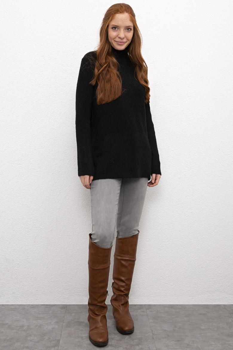 Kadın Lacivert Kazak - 50206775004