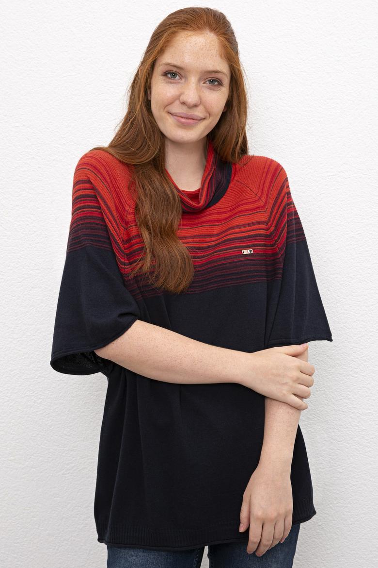 Kadın Lacivert Triko Kazak