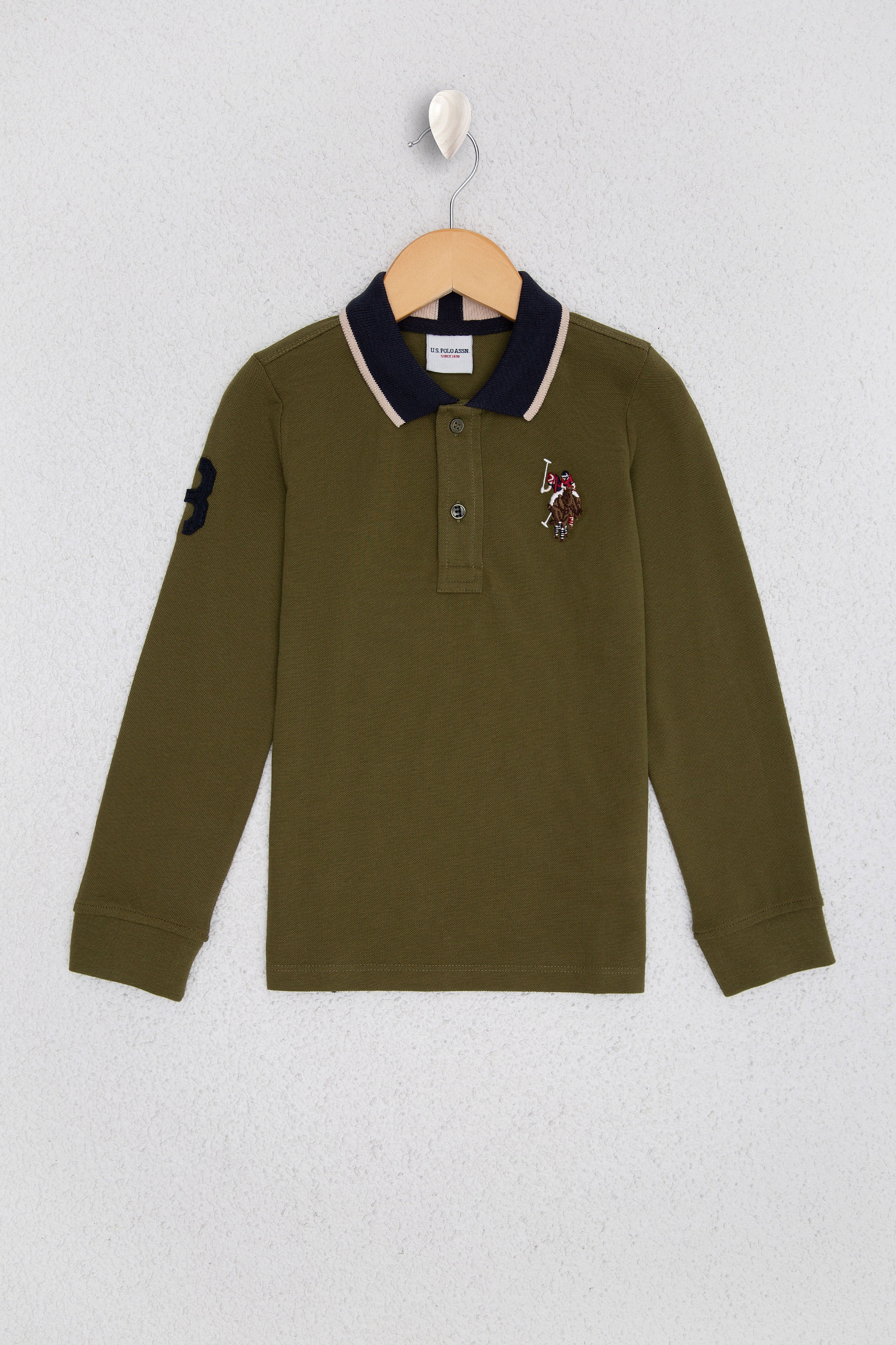 Çocuk Yeşil Sweatshirt Basic - Image 2