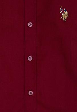 Erkek Çocuk Bordo Uzun Kollu Gömlek - 50208611025