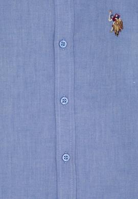 Erkek Çocuk Mavi Gömlek Uzunkol - 50208611044