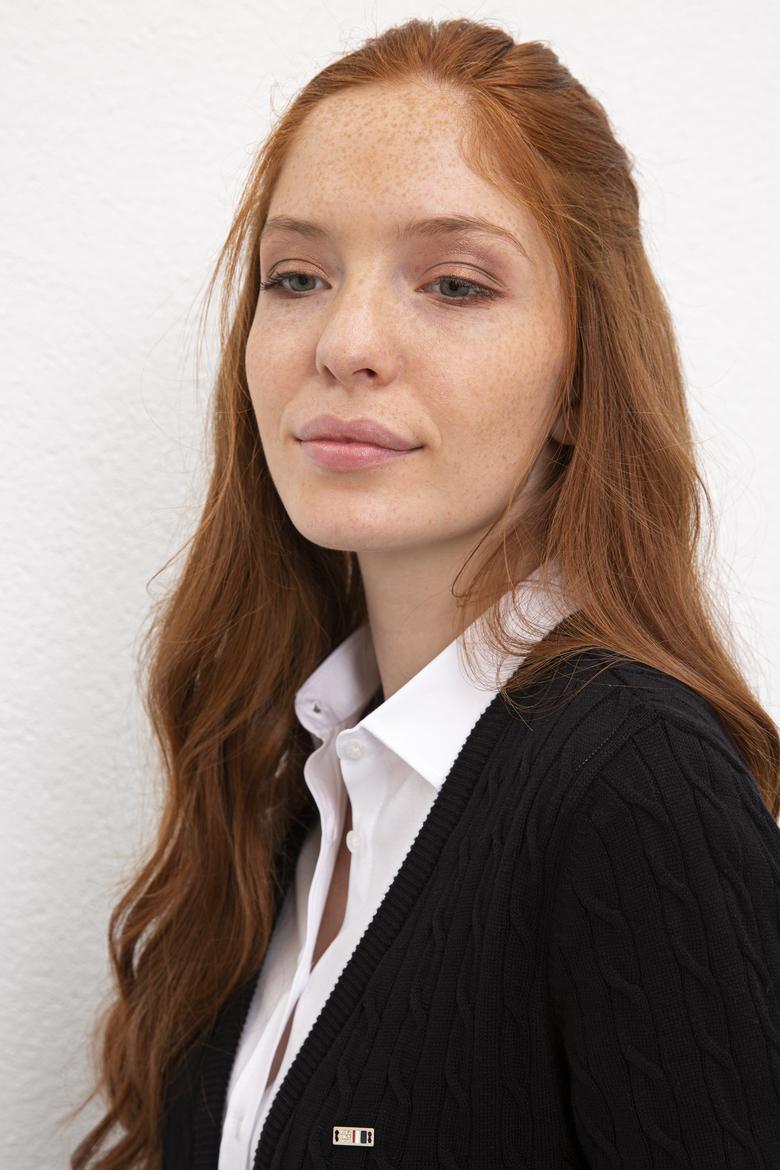 Kadın Siyah Triko Hırka - 50209469019