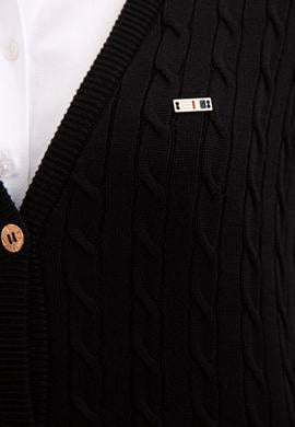 Kadın Siyah Triko Hırka - 50209469019