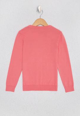 Kız Çocuk Açık Pembe Basic Kazak - 50210677038