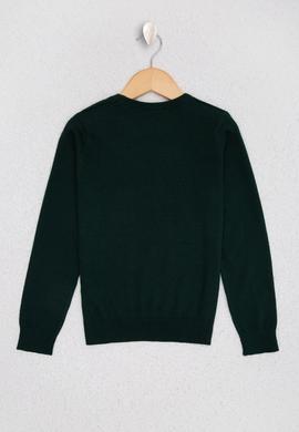 Erkek Çocuk Yeşil Bisiklet Yaka Triko Kazak - 50210679077