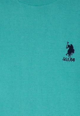 Kız Çocuk Yeşil Triko Kazak Basic - 50210678042