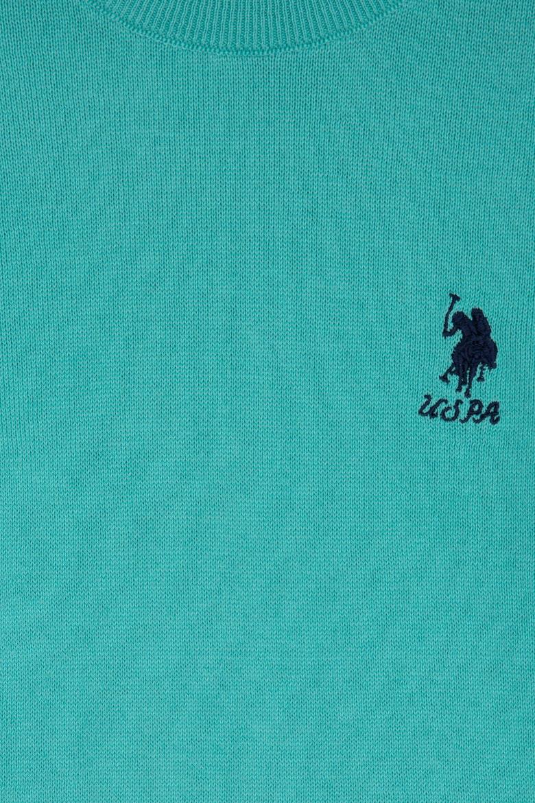 Kız Çocuk Yeşil Triko Kazak Basic - 50210678042