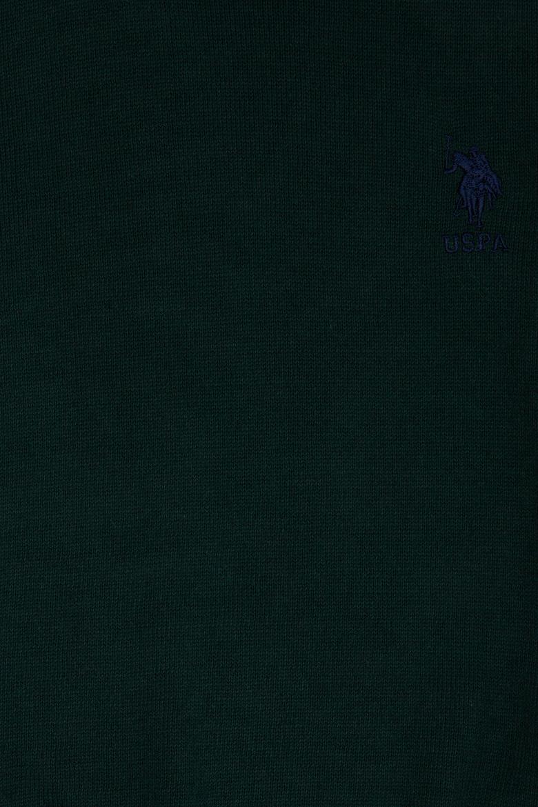 Erkek Çocuk Yeşil Bisiklet Yaka Triko Kazak - 50210679077