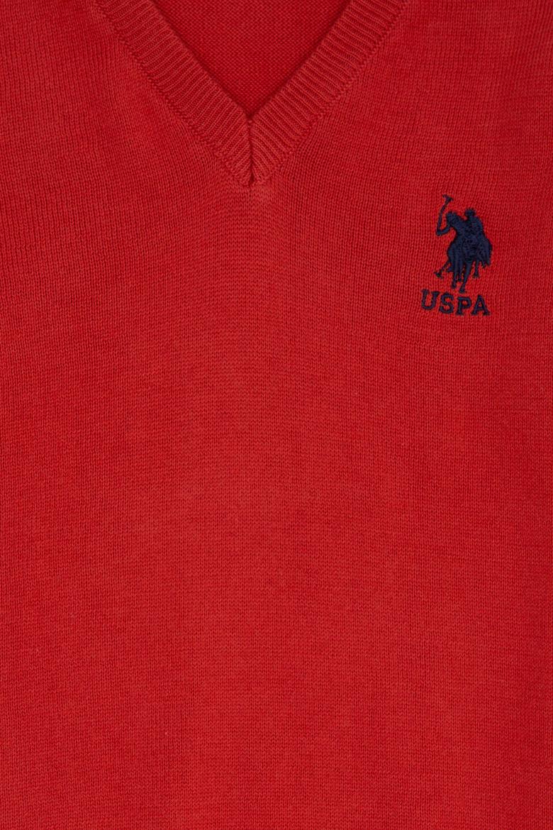 Erkek Çocuk Kırmızı Triko Kazak Basic - 50210681121