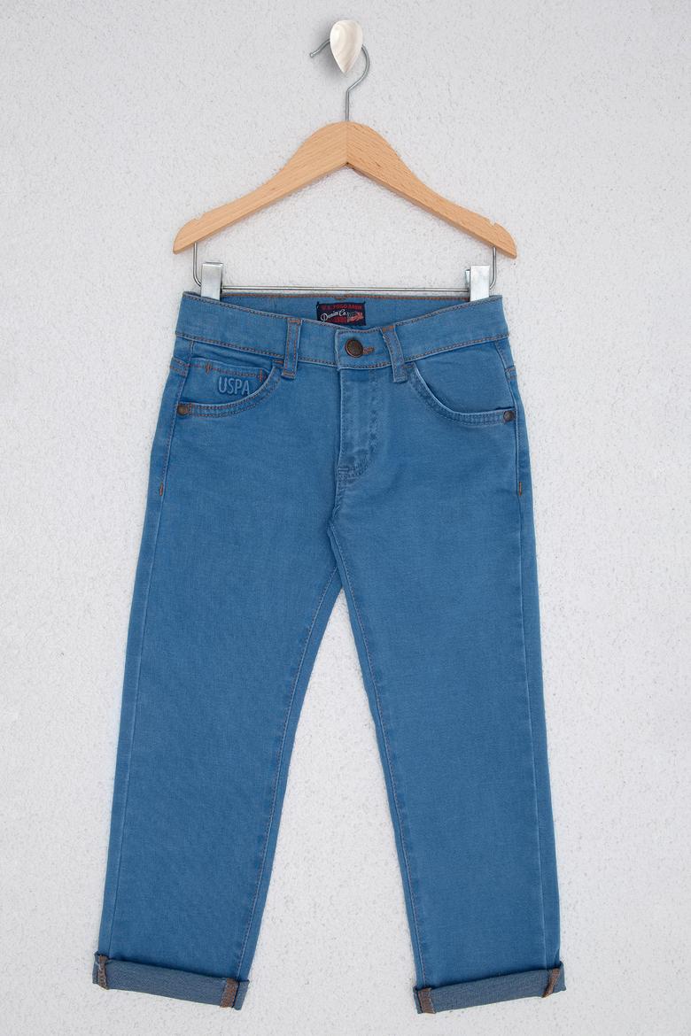 Erkek Çocuk Mavi Denim Pantolon