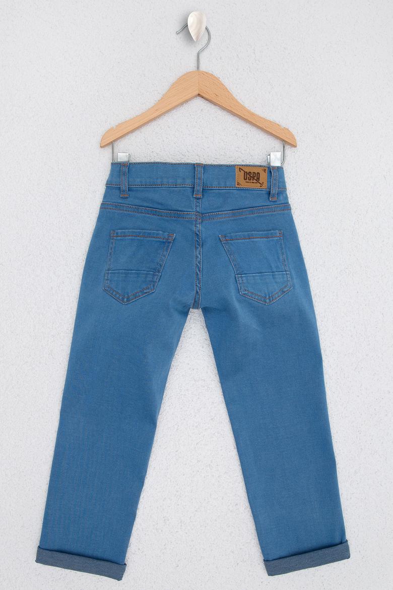 Erkek Çocuk Mavi Denim Pantolon - 50222954003