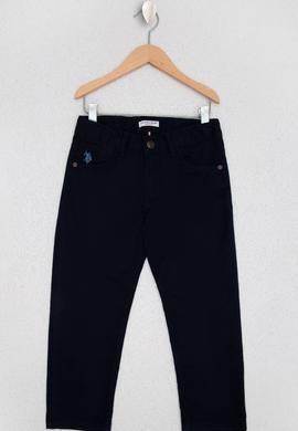 Erkek Çocuk Lacivert Kanvas Pantolon - 50206731023