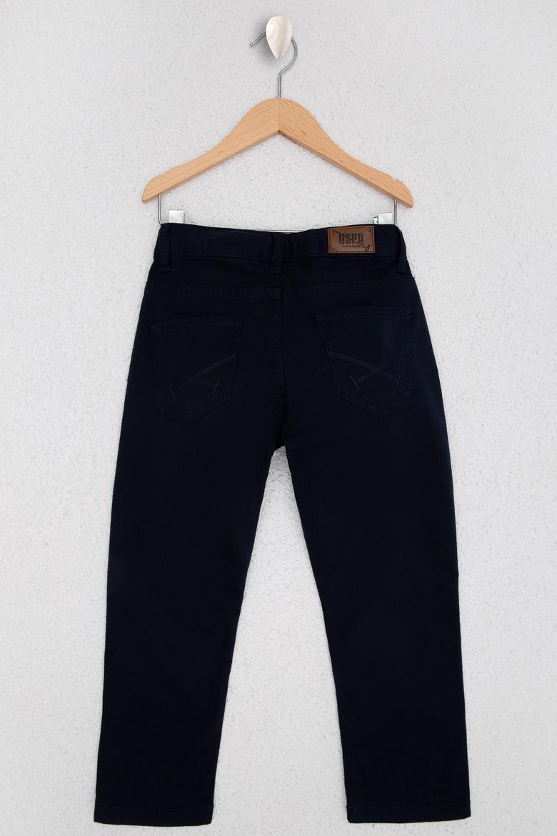 Erkek Çocuk Lacivert Kanvas Pantolon - 50206731023