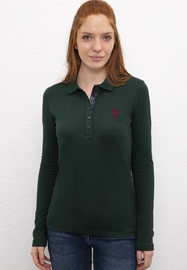 Kadın Yeşil Sweatshirt Basic - 50205969082