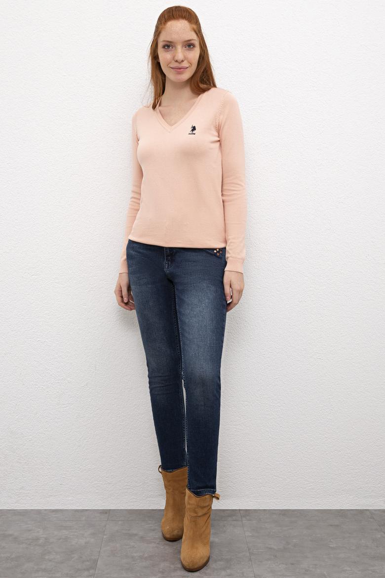 Kadın Pudra Basic Kazak - 50206420059