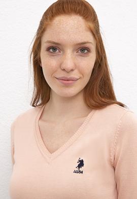 Kadın Pudra Basic Kazak - 50206420059