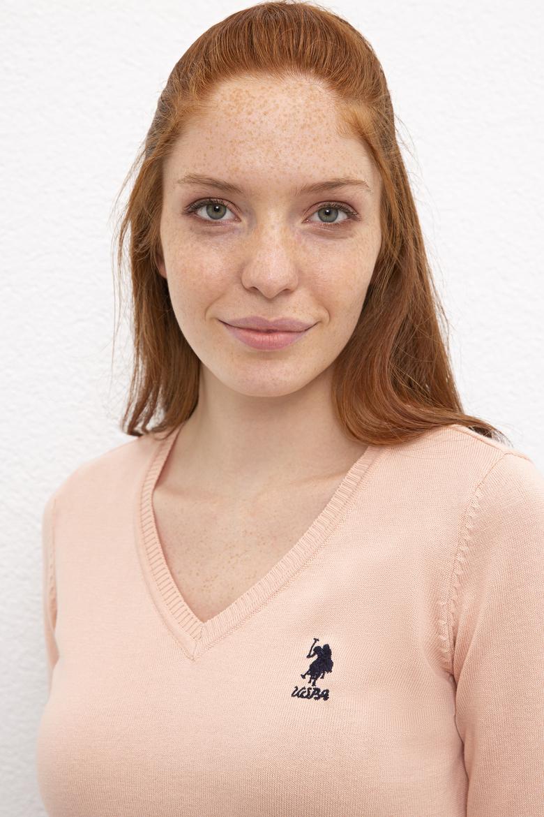 Kadın Pudra Basic Kazak - 50206420059