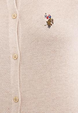 Kadın Bej Basic Triko Hırka - 50206444005