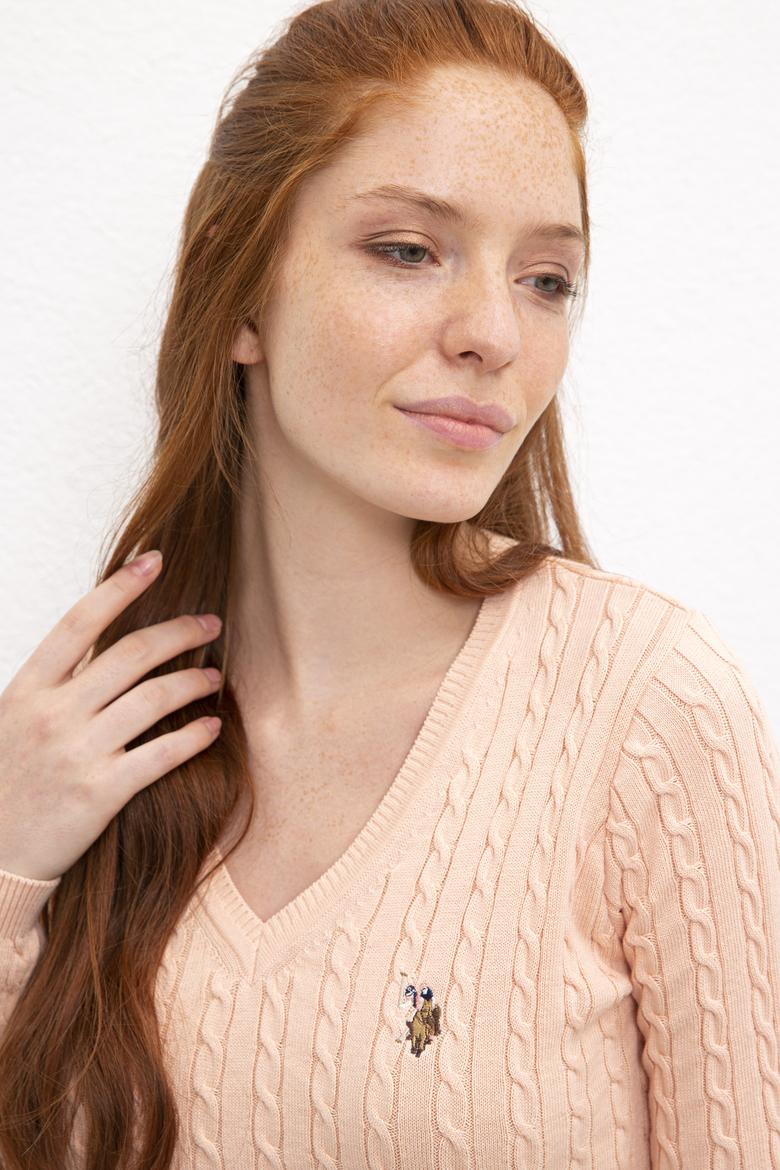 Kadın Pudra Basic Kazak - 50206451104