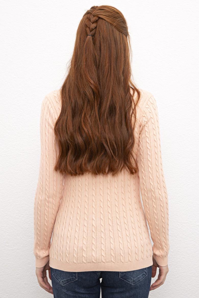 Kadın Pudra Basic Kazak - 50206451104