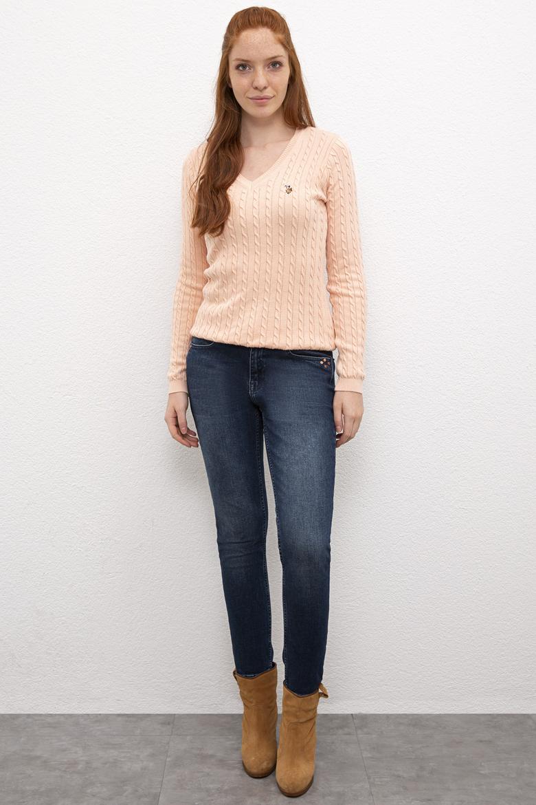 Kadın Pudra Basic Kazak - 50206451104