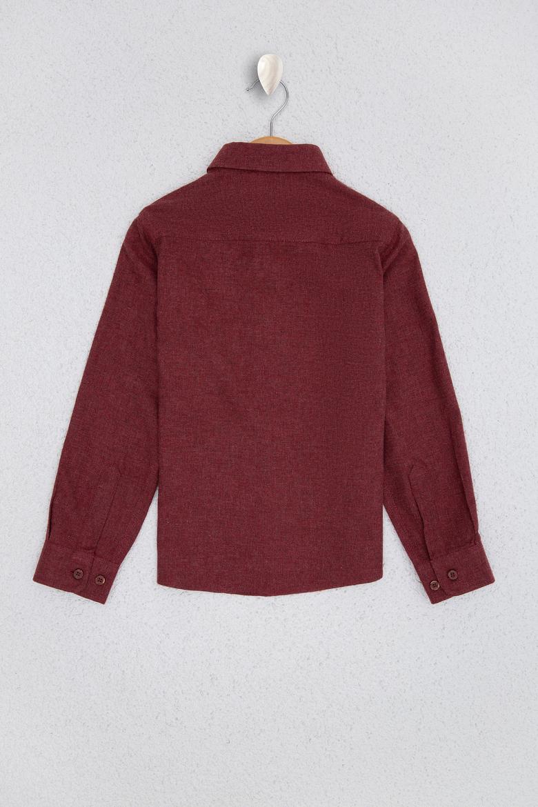 Erkek Çocuk Kırmızı Gömlek Uzunkol - 50208193032